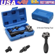 Car Brake Line Flaring Tool Kit 316 45 Sae Double Flare For Auto Pipe Repair