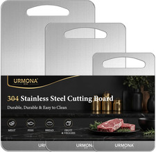 3 PCS 304 Stainless Steel Cutting Board Set for Kitchen