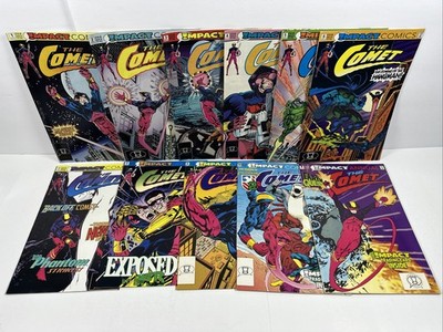 The Comet #1 10 + Annual Impact Comics DC 1991 Complete Run Lot