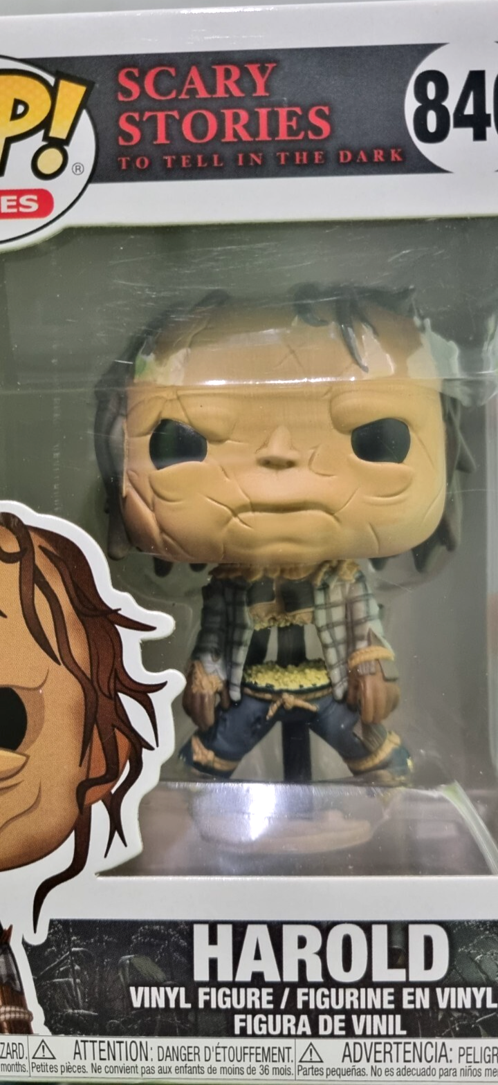 POP! 846 SCARY STORIES HAROLD VINYL FIGURE, box damaged