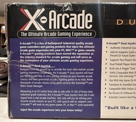 Xgaming - X-Arcade 2 Player Dual Arcade Joystick - Includes 6 Games For PC