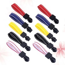 20 Pcs Zipper with Extensions Ropes Repair Kit Button Puller Circle Nylon Pulls