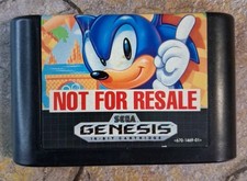 Sonic the Hedgehog (Not For Resale) - Sega Genesis *GREAT, SEE DESC*