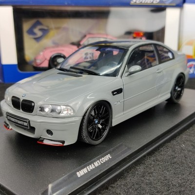 AUTO SOLIDO BMW M3 E46 COUPE STREETFIGHTER GRAU NARDO 2000 1:18 NEU BOX