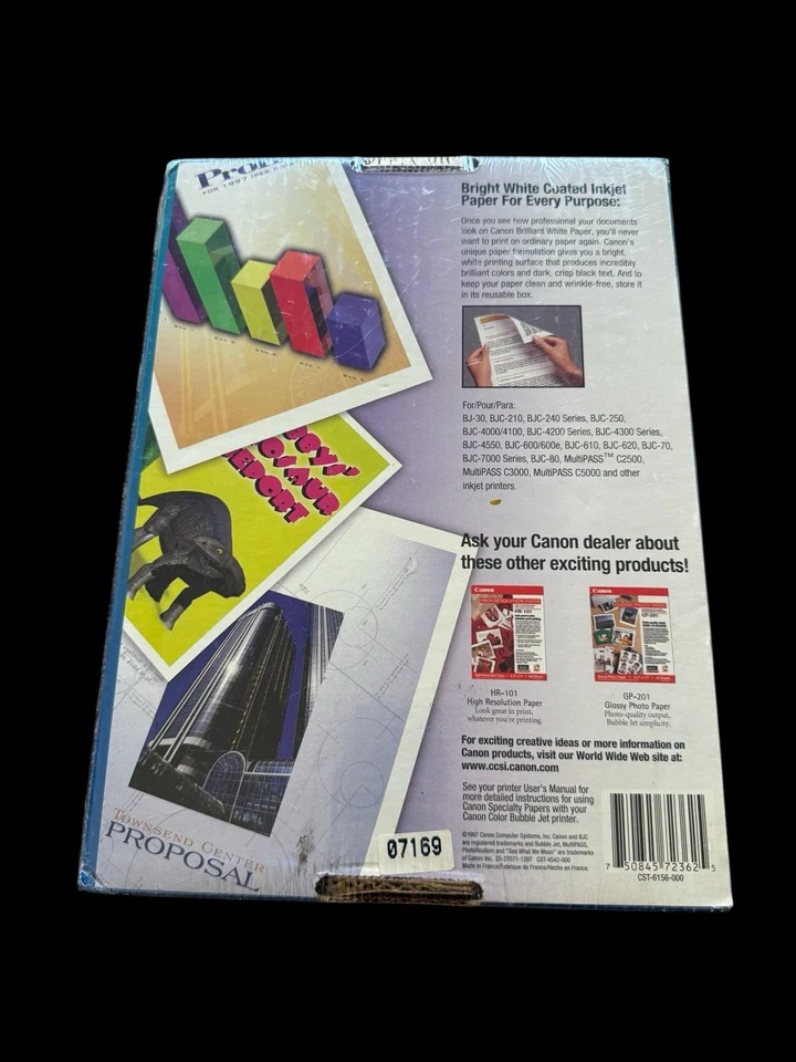 佳能 Brilliant 白皮书 500 张 8.5 英寸 x 11 英寸全新未拆封! — 第 4/4 张图片