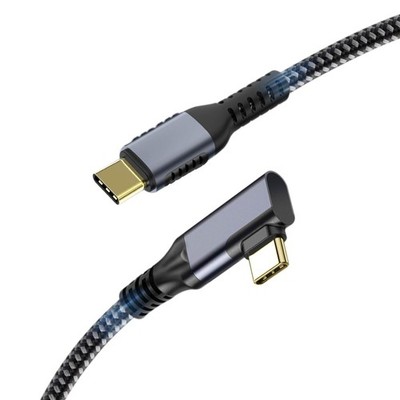VCOM 240W USB4 Kabel rechtwinklig, 90 Grad Thunderbolt 4 Kabel Unterstützung 40Gbps D