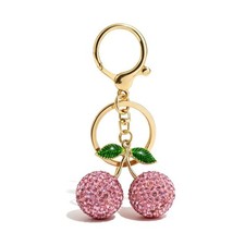 Cherry Keychain Red Cherry Bag Charm Cute Fruit Purse Handbag Summer Accessor...