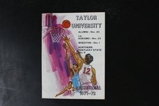 Taylor University Basketball Program 1971-72 Alumni I.U. Kokomo Wheaton