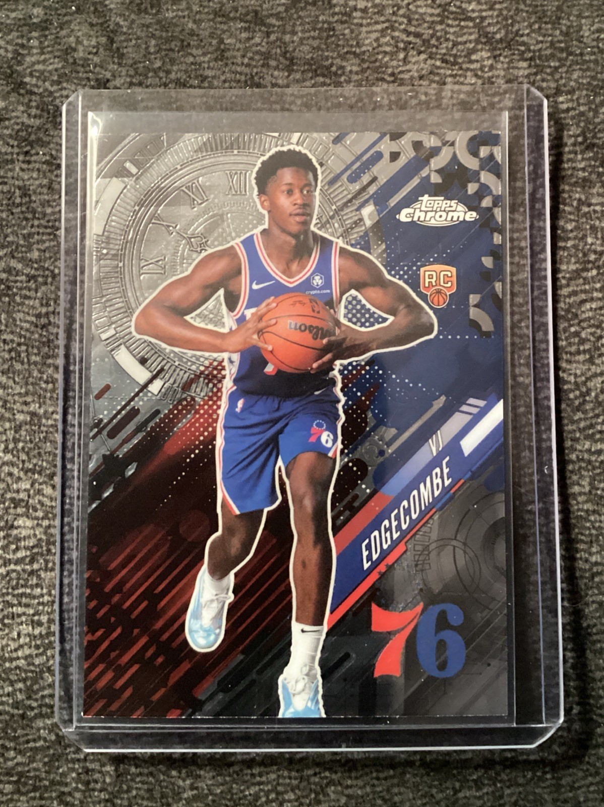 VJ Edgecombe 2025-26 Topps Chrome Basketball Go Time Rookie #GT-18