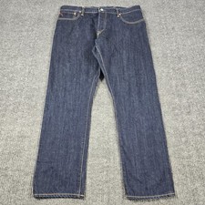 Pantalones de mezclilla ajustados Polo Ralph Lauren Sullivan para hombre 40x30 botones bordados con mosca RL 37x30