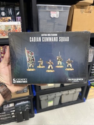 Cadian Command Squad SEALED 5 Models NIB OOP GW Games Workshop Warhammer 40k