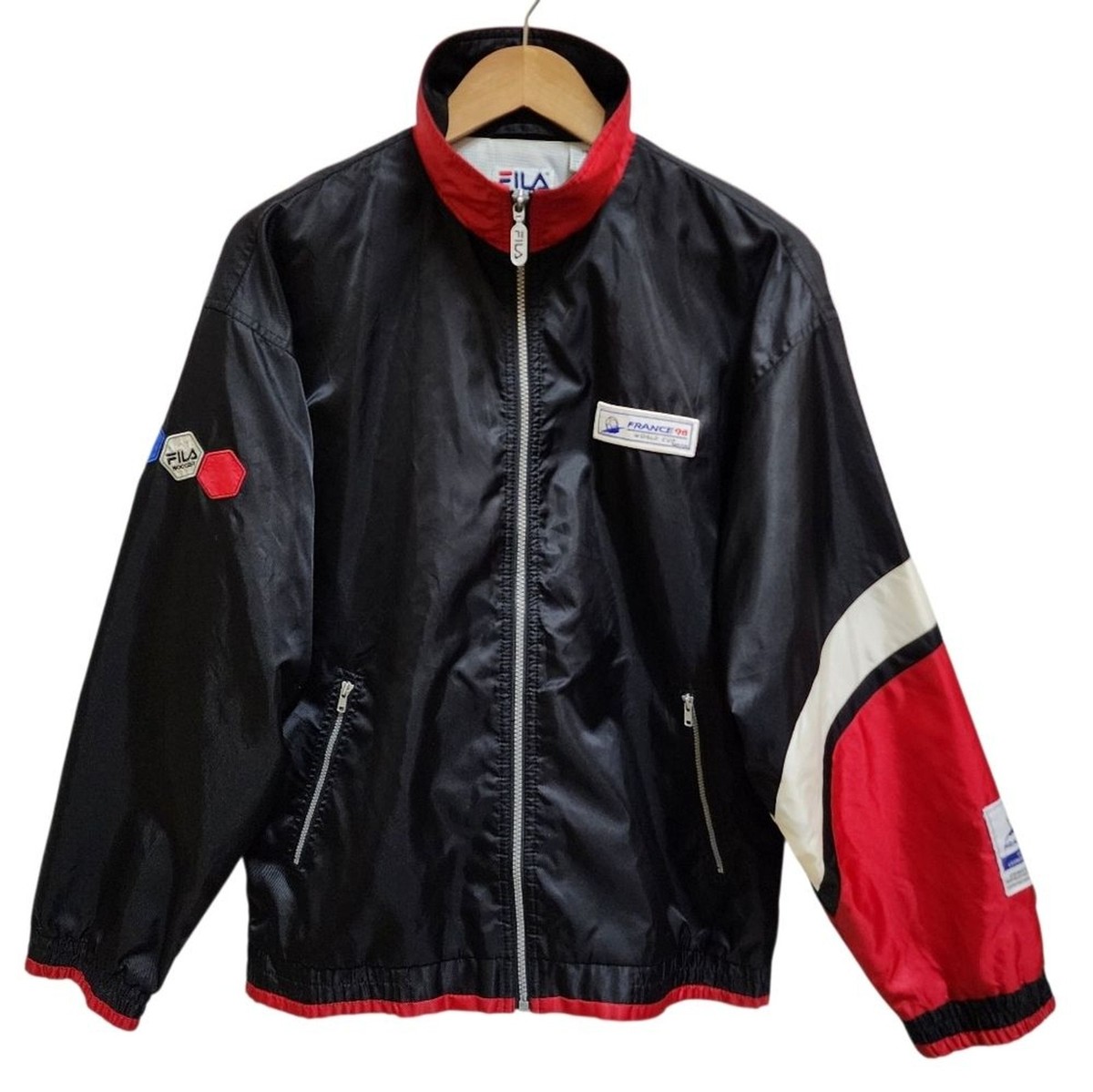 Vintage Fila World Cup France 98 Jacket Mens Sz XS Zip Windbreaker
