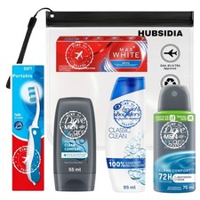 Travel Size Toiletries Essentials Set for Men, Holiday Mini Travel Toiletries