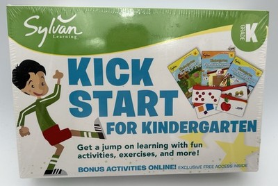 Sylvan Kick Start for Kindergarten (Words, Math, Shapes) Sylvan Learning NEW