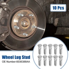 10 Pcs 1/2"-20 Front Wheel Lug Stud for Jeep Liberty 2002-2007 No.6036388AA