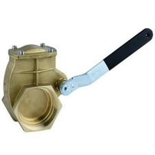 3 Brass Lever Gate Valve, 3 Female NPT x 3 Fe...