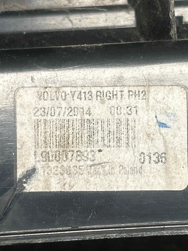 Fits 2014-2017 Volvo XC60 Right Tail Light OEM:90007893 Foto 4 de 4