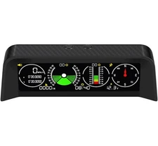GPS Speed Slope Meter Automotive Digital Inclinometer Alarm Angle Car Compass 