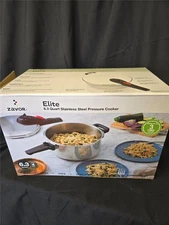 &= Zavor Elite Pressure Cooker 6.3 Qt Stainless Steel Pressure Cooker ZCWEL02