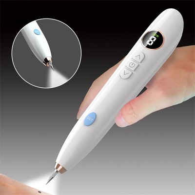 LCD Laser Pen Skin Tag Remover Age Spot Mole Wart Freckle Tattoo Removal Machine