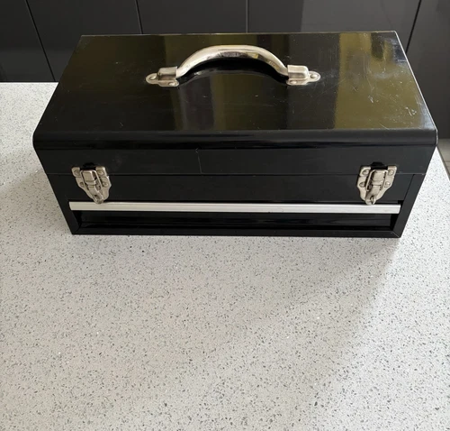 Metal Tool Box With Draw