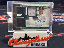 2020 MUSEUM COLLECTION TRIPLE  TRUE 1/1 JERSEY AUTO CLINT FRAZIER YANKEES AD