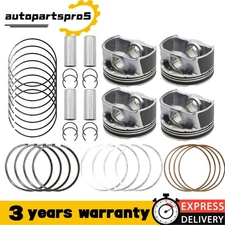 Oversize +0.50MM Piston Ring & Pistons Set For 2014-2019 HYUNDAI KIA SOUL 2.0L