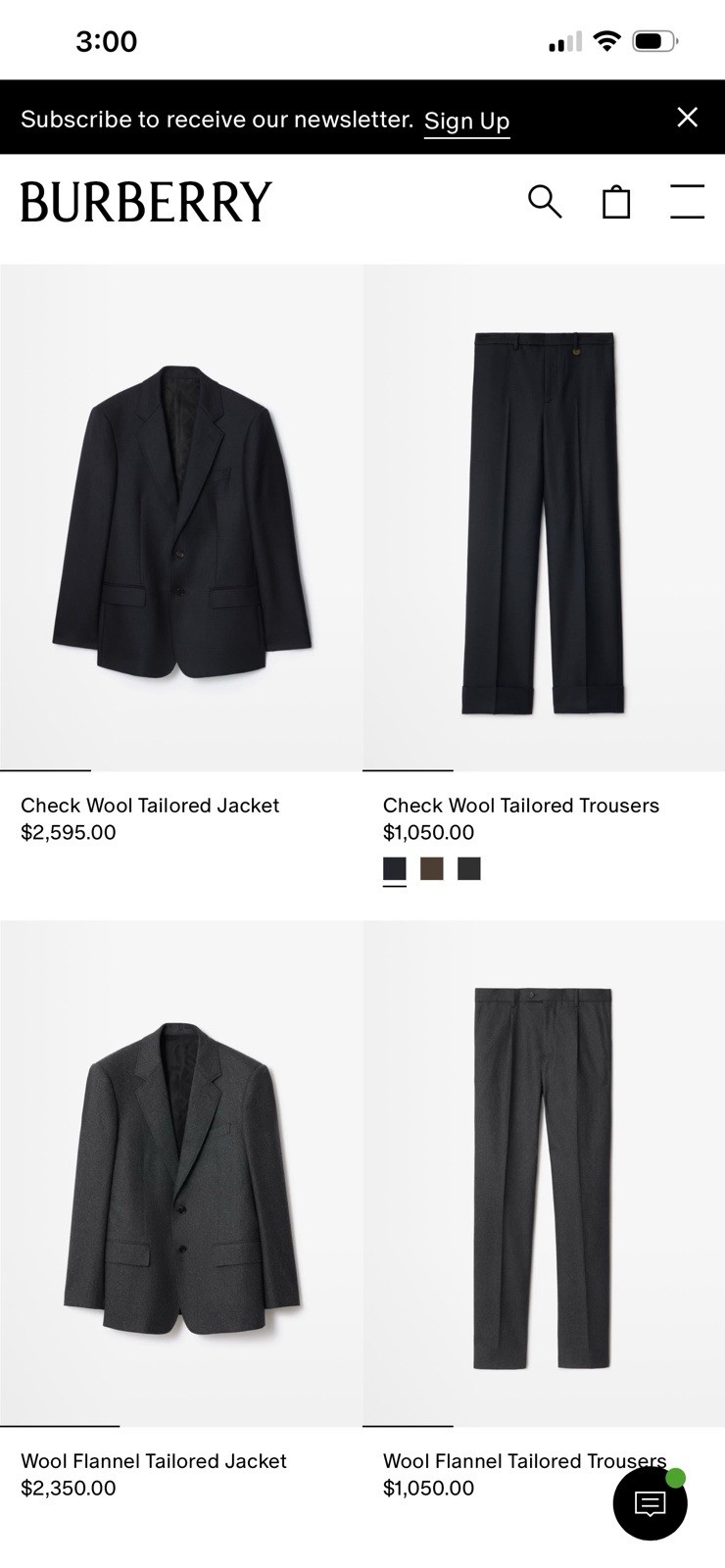 BURBERRY, CURRENT STYLE, SOLID DARK BLUE SUPER 10… - image 17