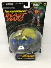 1999 Hasbro Transformers Beast Wars Heroic Maximal Rhinox Rhino Sealed