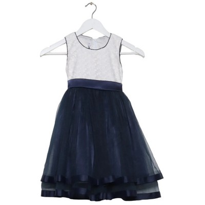 Fiore, Blumenkinderkleid, Größe: 116, Blau/Weiß, Blumen, Mädchen #CwQ