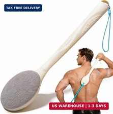 Exfoliating Back Scrubber Extendable Handle Shower Towel Body Washcloth