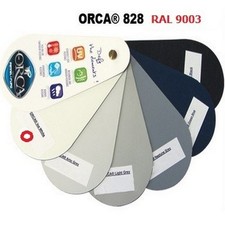 TESSUTO NEOPRENE 46X46 CM ~  HYPALON BIANCO GHIACCIO RAL 9003 RIPARAZIONE GOMMON