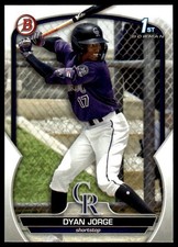 2023 Bowman #BP-22 Dyan Jorge Prospects