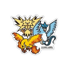 Pokemon Center B-Side Label Sticker - 144 145 146 Articuno Zapdos Moltres Kanto