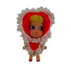 Liddle Kiddles Holiday LUVVY DUVVY  Valentine Heart Doll Pin Mattel 1960s
