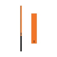 Bohning 7" Solid Arrow Wraps X-Small Neon Orange - UV Resistant