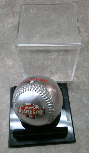 Houston Genuine Merchandise 2004 All Star Game Baseball Ball With Cube and Case - Picture 4 of 5