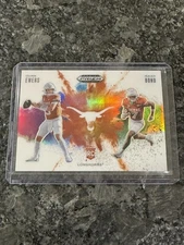 2025 Panini Prizm Draft Picks Quinn Ewers/Isaiah Bond Colorblast SSP RC CLEAN 🔥