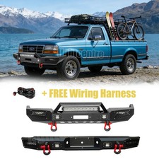 Fit 1993-1996-1997 Ford Ranger Front Or Rear Bumper Wwinch Plate Led Lights Fit 1993-1996-1997 Ford Ranger Front Or Rear Bumper Wwinch Plate Led Lights