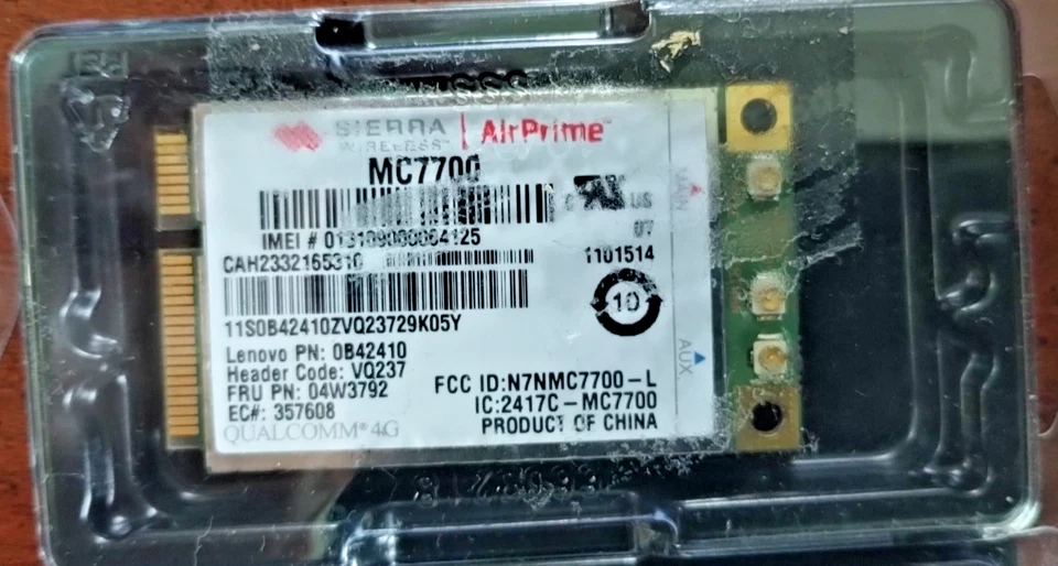 [5 LOT] Sierra AirPrime 3xMC7750 1xMC7700 1xMC8355 2xSIMM Cards HSPA+ 3G LTE - Image 4 of 4