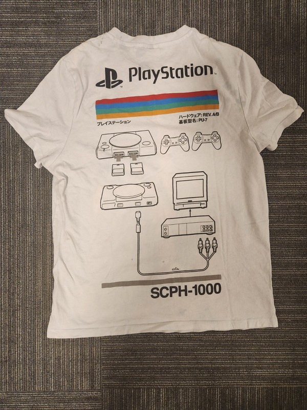 Sony Playstation T Shirt Retro