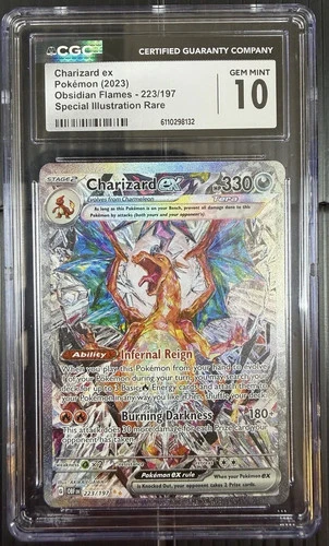 Pokémon Charizard ex 223/197 Special Illustration Rare Holo CGC 10