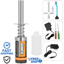 Glow Plug Igniter Charger Combo Kit for Nitro RC Cars 1/8 & 1/10 – Starter Tool