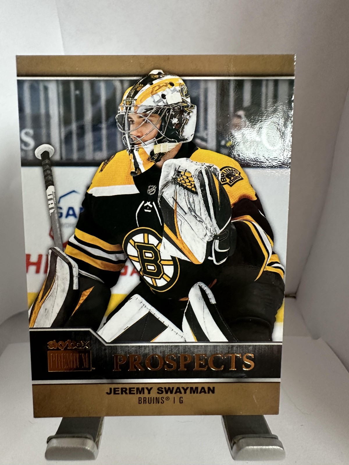 2021-22 SkyBox Metal Universe #PP-10 Jeremy Swayman Skybox Premium Prospects