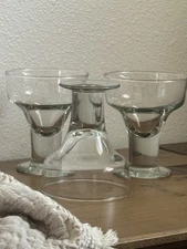 1990’s Catalina Footed Margarita Cocktail Glasses -Set Of Four #3827 By Libbey