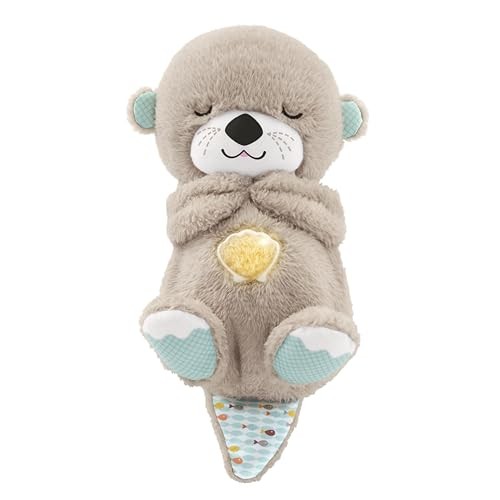 Veilleuse bébé musique et doudou loutre pour calmer les pleurs du nouveau-né
