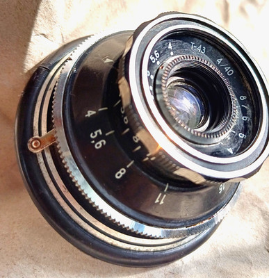 T-43 Lens from Smena-6 Adapted for Sony NEX and Micro 4/3