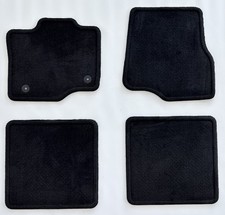 Ford F150 Crew Cab 2015-2020 Set Of 4 Floor Mats Fl3b-16130d00-aw Black Nwop