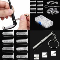 Brillen Reparatur Set Sonnenbrillen Schraubendreher Schraubenzieher Werkzeug Kit