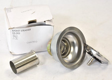 Cantrio Koncepts Stainless Steel Basket Strainer for 23" Undermount Sinks DS-005